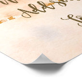 ビーチシーン美母バーのサイン結婚式パーティーなど ポスター (角)