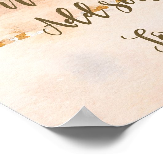 ビーチシーン美母バーのサイン結婚式パーティーなど ポスター (角)