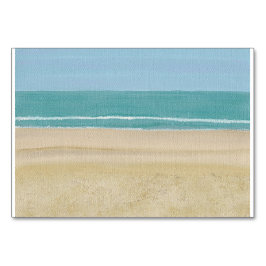 ビーチシーン読の大人のフラッシュカード テーブルナンバー