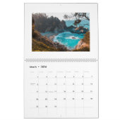 ビーチシーン12か月カレンダー写真の追加 カレンダー (3月 2026)