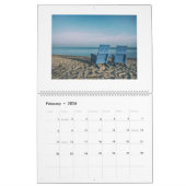 ビーチシーン12か月カレンダー写真の追加 カレンダー (2月 2026)