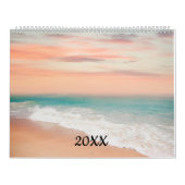ビーチシーン12か月カレンダー写真の追加 カレンダー (カバー)