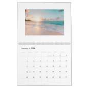 ビーチシーン12か月カレンダー写真の追加 カレンダー (1月 2026)