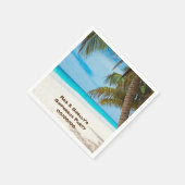 ビーチシーン1 スタンダードカクテルナプキン (角)