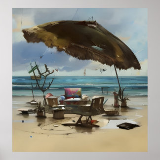 ビーチシーン1 ポスター