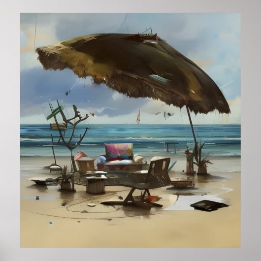 ビーチシーン1 ポスター (正面)