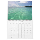 ビーチシーン2025 カレンダー (1月 2027)