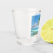 ビーチシーン2 ショットグラス (左)