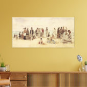 ビーチシーン キャンバスプリント (インサイチュ (リビング))