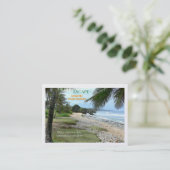 ビーチシーン、島/旅行代理店に逃げる 名刺 (スタンド正面)