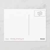 ビーチシーン – 星踊りオンザウォーター – セピア ポストカード (裏面)