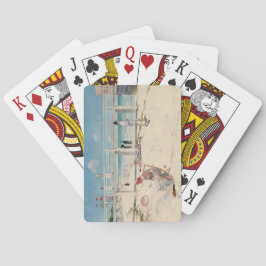 ビーチシーン(Holiday at Mentone) (Australian Art) トランプ