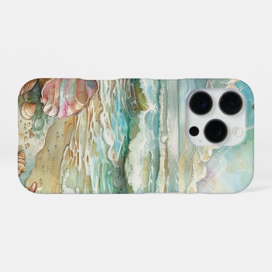 ビーチシーン iPhoneケース (裏面横)