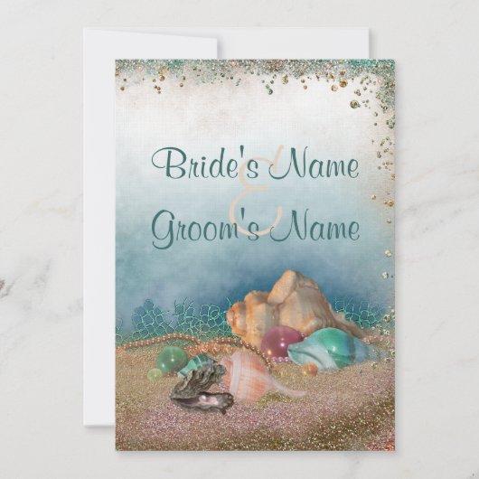 ビーチシー結婚ヘルズ 招待状 (正面)