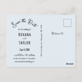 ビーチシー結婚ンの写真救日はがき ポストカード (裏面)