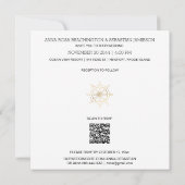 *~*ビーチシーAR7 RSVP写真QR 結婚s 招待状 (裏面)