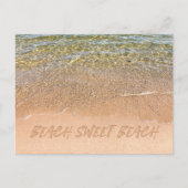 ビーチスウィートビーチ!住所はがきの変更 案内ポストカード (正面)