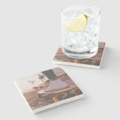 ビーチスケートで滑る ストーンコースター (横)