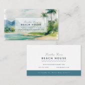 ビーチスケープビーチハウスコテージB&Bレンタルズ 名刺 (正面/裏面)
