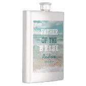 ビーチスタイリッシュスターフィッシュの花嫁の父親 フラスク (右)