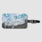 ビーチスタイリッシュビベス抽象芸術 ラゲッジタグ (正面横)
