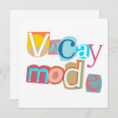 ビーチスタイルのレトロバケーション ムード (正面/裏面)