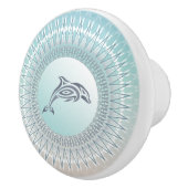 ビーチスタイルドルフィンマンダラ |沿岸セラミックノブ セラミックノブ (右)