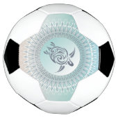 ビーチスタイル亀と曼荼羅 サッカーボール (回転)
