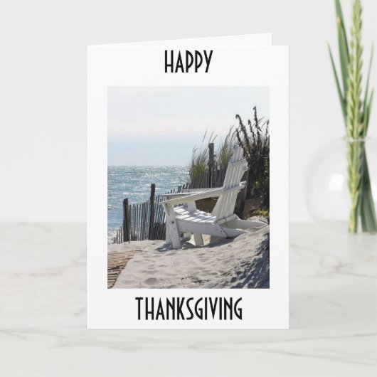 ビーチスタイル「感謝祭の願い」 シーズンカード (正面)