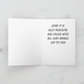 ビーチスタイル「感謝祭の願い」 シーズンカード (内部)