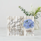 ビーチスターフィッシュアジサイフローラジャーブライダルシャワー 招待状 (スタンド正面)
