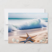 ビーチスターフィッシュサンドウェーブス 招待状 (裏面)