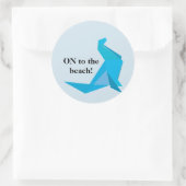 ビーチステッカーへ ラウンドシール (バッグ)
