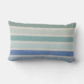 ビーチストライプとヒトデ可逆 ランバークッション (裏面)