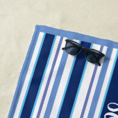 ビーチストライプタオル – ビーチのどこか ビーチタオル (インサイチュ)