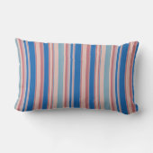 ビーチストライプパーティー01 (垂直ストライプ) ランバークッション (裏面)