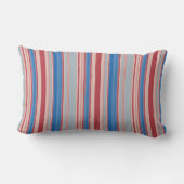 ビーチストライプパーティー02 (垂直ストライプ) ランバークッション (裏面)