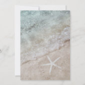 ビーチストリングライト独身最後の夜 招待状 (裏面)