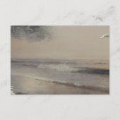 ビーチストリングラ結婚イトの情報ゲストカード エンクロージャーカード (裏面)