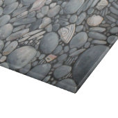 ビーチストーンシェル石絵画石芸術 カッティングボード (角)