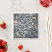ビーチストーンシェル石絵画石芸術 スタンダードカクテルナプキン (インサイチュ)