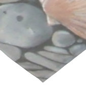 ビーチストーンシェル石絵画石芸術 テーブルクロス (アングル)