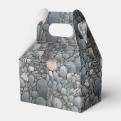 ビーチストーンシェル石絵画石芸術 フェイバーボックス (裏面サイド)