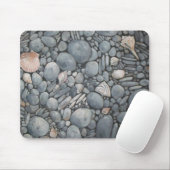ビーチストーンシェル石絵画石芸術 マウスパッド (マウス)