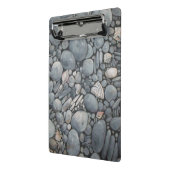 ビーチストーンシェル石絵画石芸術 ミニクリップボード (アングル2)