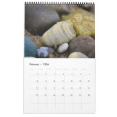 ビーチストーンズオブミシガンレイクカレンダー カレンダー (2月 2026)