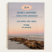 ビーチストーンワーク企業のビジネスエグゼクティブ プランナー手帳 (正面)