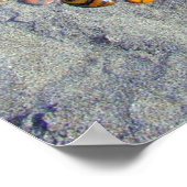 ビーチストーン平和サイン ポスター (角)