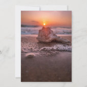 ビーチスネットシーシェルバルーン,ワインの引退 招待状 (裏面)