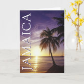 ビーチズアットネグリジャマイカ |ハッピーバースデー カード (黄色い花)